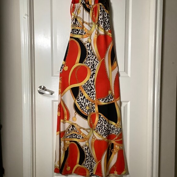iB Diffusion Chain Animal Print Maxi Dress - Picture 8 of 11